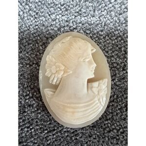 Antique Vintage Carved Shell Cameo Unset Beautiful Condition Estate Find
